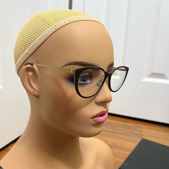 LINDBERG buffalo horn trae titanium cat eye style eyeglasses - Picture 3 of 16